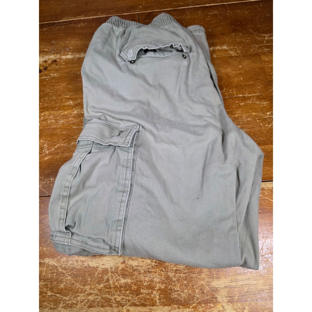 Mens Grey Micro Dot Cargo Shorts Multi Pocket Outdoor Casual Size 42